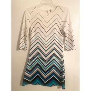 Chevron Shift Dress